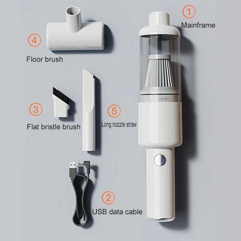 Vacuum Cleaner with Built-in Battrery